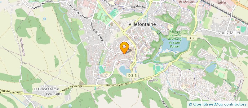 localisation de l'entreprise MADAME CAROLE MOREL  SAINT-JUST-CHALEYSSIN