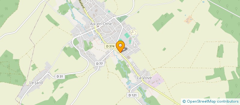 localisation de l'entreprise MADAME CAROLE MORIN  AIX-VILLEMAUR-PALIS