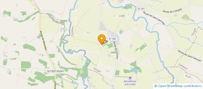 localisation de l'entreprise MADAME CAROLE MORON  TOUGET