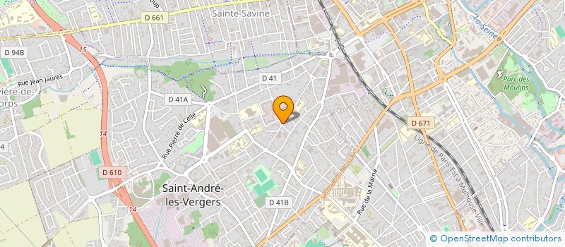 localisation de l'entreprise MADAME CAROLE MOUILLEFERT à SAINT-ANDRE-LES-VERGERS