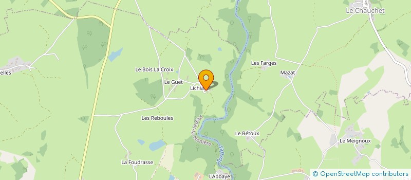 localisation de l'entreprise MADAME CAROLE MOURLON à PEYRAT-LA-NONIERE