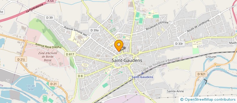 localisation de l'entreprise MADAME CAROLE MOUTIER à SAINT-GAUDENS