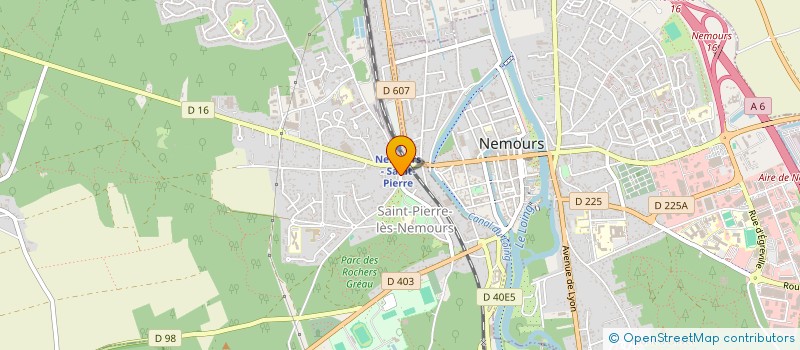 localisation de l'entreprise MADAME CAROLE MOUTON  SAINT-PIERRE-LES-NEMOURS