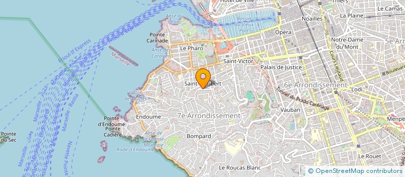 localisation de l'entreprise MADAME CAROLE MULLER à MARSEILLE