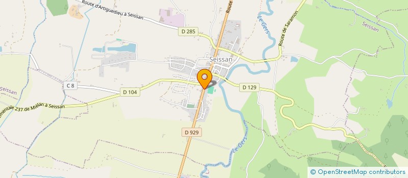 localisation de l'entreprise MADAME CAROLE MUSSO  SEISSAN