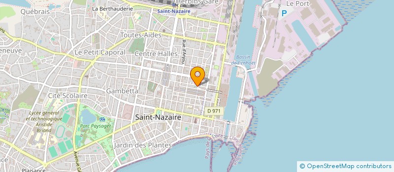 localisation de l'entreprise MADAME CAROLE NASSAR à SAINT-NAZAIRE