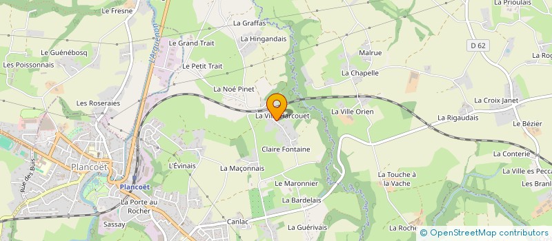 localisation de l'entreprise MADAME CAROLE NEDELEC  PLANCOET