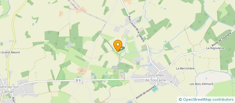 localisation de l'entreprise MADAME CAROLE NICOLAS à COURCELLES DE TOURAINE