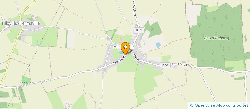 localisation de l'entreprise MADAME CAROLE NOTELET  HERMAVILLE