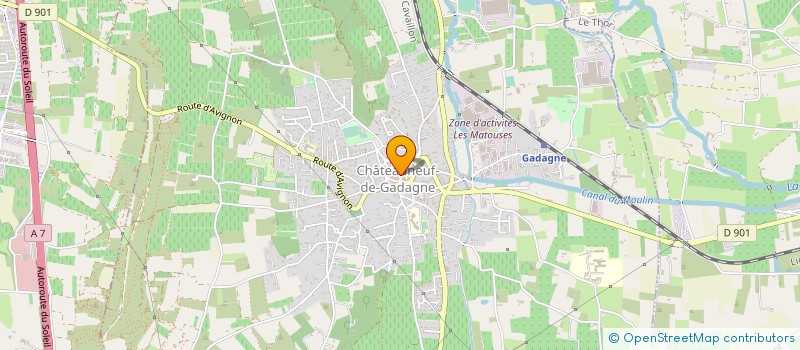 localisation de l'entreprise MADAME CAROLE NUBOURGH  CHATEAUNEUF-DE-GADAGNE