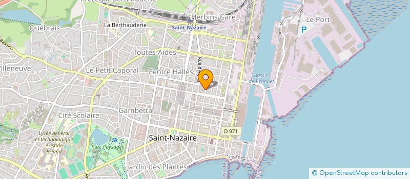 localisation de l'entreprise MADAME CAROLE NUSS  SAINT-NAZAIRE