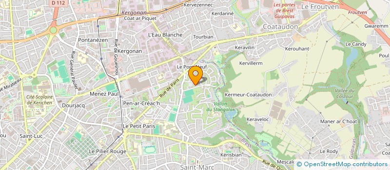 localisation de l'entreprise MADAME CAROLE OGUER à BREST