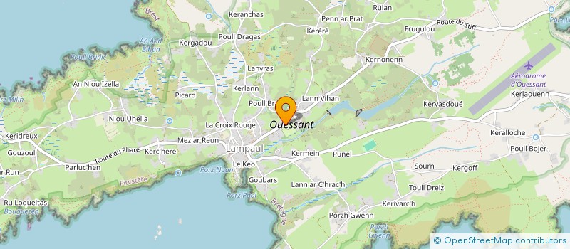 localisation de l'entreprise MADAME CAROLE ORLACH  OUESSANT