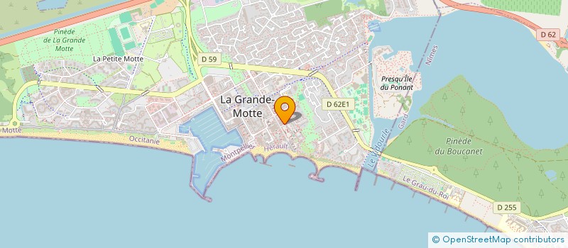 localisation de l'entreprise MADAME CAROLE OUVRARD à LA GRANDE-MOTTE
