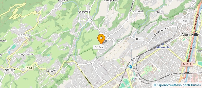 localisation de l'entreprise MADAME CAROLE OUVRIER-BUFFET  MERCURY