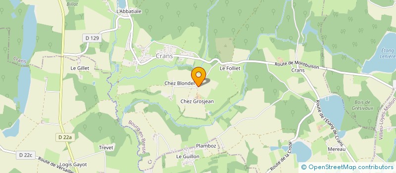 localisation de l'entreprise MADAME CAROLE PAGE  CRANS