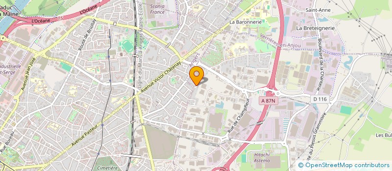 localisation de l'entreprise MADAME CAROLE PAILLARD  SAINT-BARTHELEMY-D'ANJOU