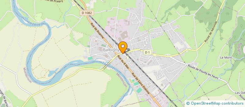 localisation de l'entreprise MADAME CAROLE PARDON  BALBIGNY