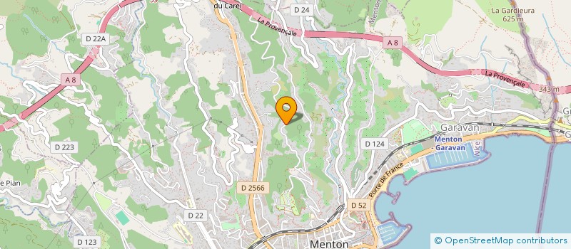 localisation de l'entreprise MADAME CAROLE PARRINI  MENTON