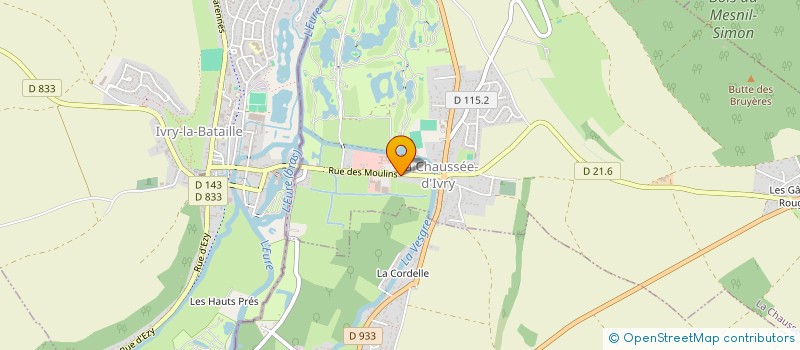 localisation de l'entreprise MADAME CAROLE PASSENAUD à LA CHAUSSEE-D'IVRY
