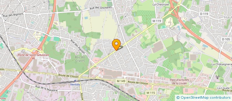 localisation de l'entreprise MADAME CAROLE PATOUILLERE  BASSE-GOULAINE