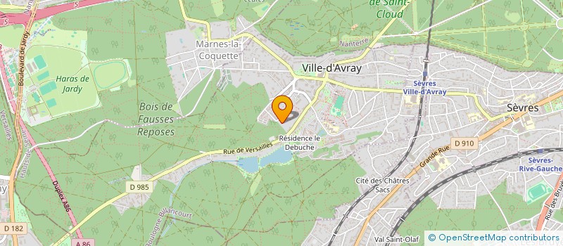 localisation de l'entreprise MADAME CAROLE PAVEC à VILLE-D'AVRAY