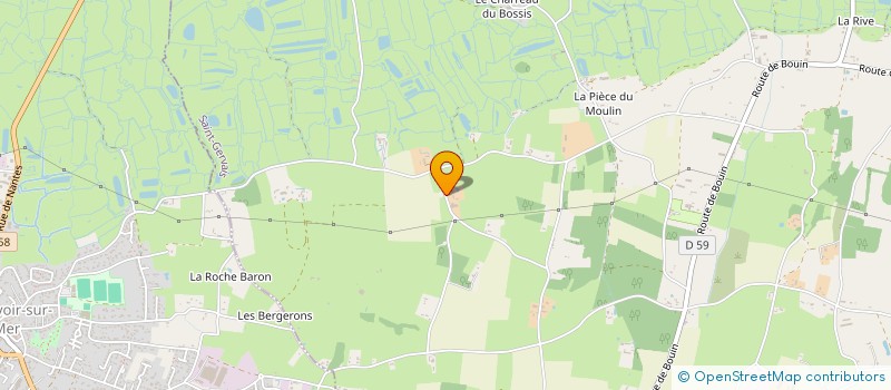 localisation de l'entreprise MADAME CAROLE PAVIE  SAINT-GERVAIS