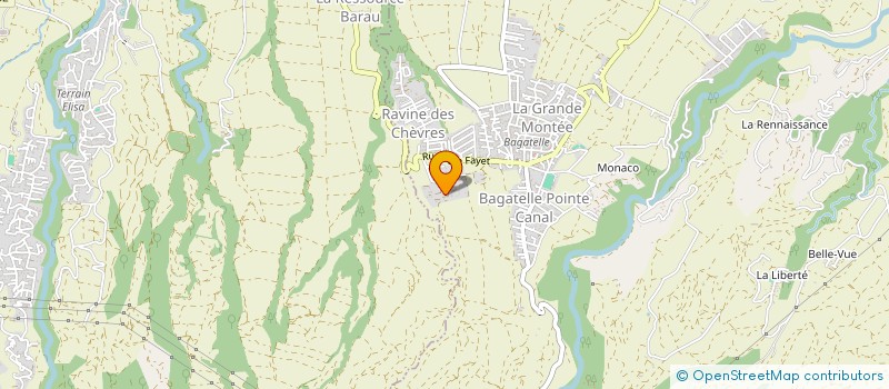 localisation de l'entreprise MADAME CAROLE PAYET  SAINTE-SUZANNE