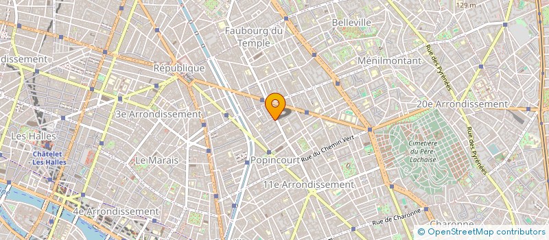 localisation de l'entreprise MADAME CAROLE PELLMONT  PARIS