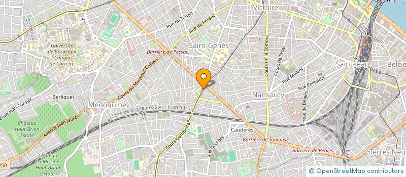 localisation de l'entreprise MADAME CAROLE PELTIER  TALENCE