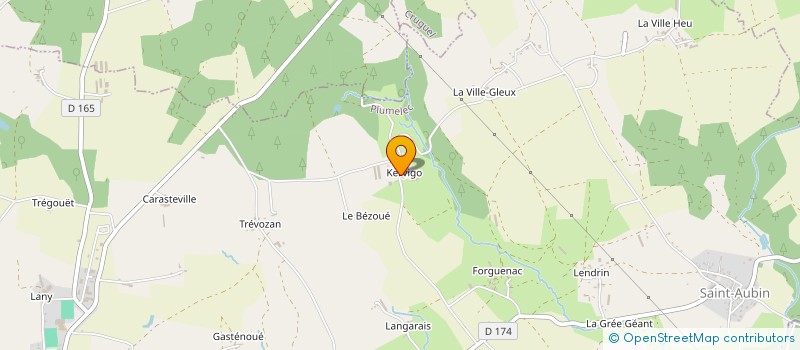 localisation de l'entreprise MADAME CAROLE PENHOAT  PLUMELEC