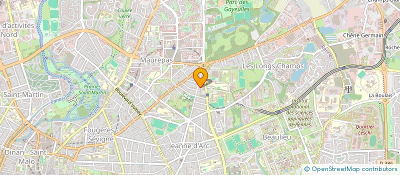 localisation de l'entreprise MADAME CAROLE PENSEC  RENNES