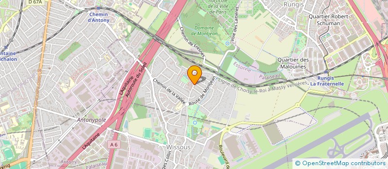 localisation de l'entreprise MADAME CAROLE PEPIN  WISSOUS