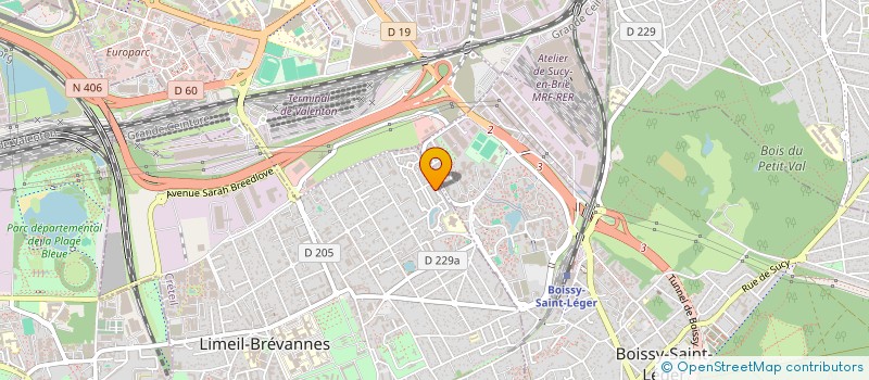 localisation de l'entreprise MADAME CAROLE PEREIRA PINTO  LIMEIL-BREVANNES