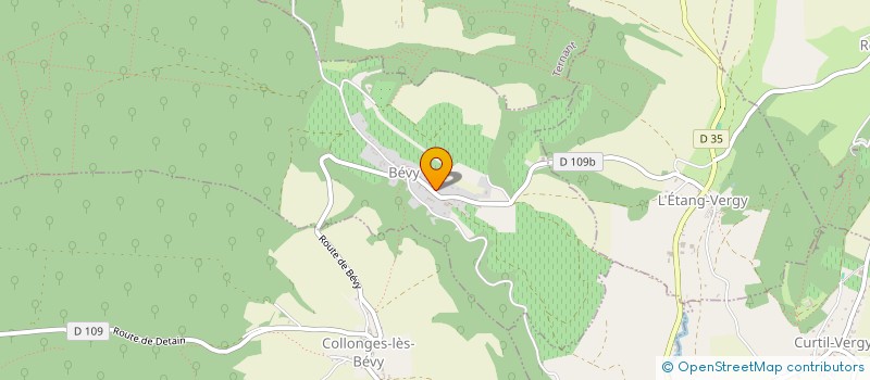 localisation de l'entreprise MADAME CAROLE PERNOT  BEVY