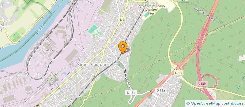 localisation de l'entreprise MADAME CAROLE PERRIN  GRAND-COURONNE