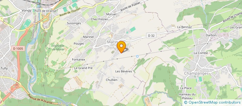 localisation de l'entreprise MADAME CAROLE PERRUCHON à MARIN