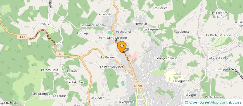 localisation de l'entreprise MADAME CAROLE PERU à CRESSAT