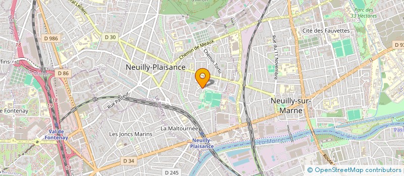 localisation de l'entreprise MADAME CAROLE PETERS  NEUILLY-PLAISANCE