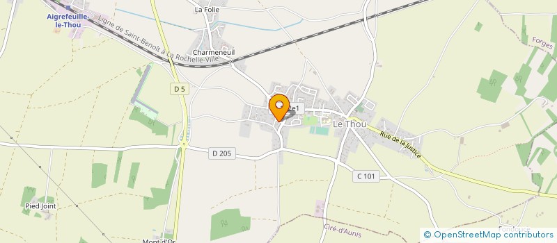 localisation de l'entreprise MADAME CAROLE PETETIN  LA ROCHELLE