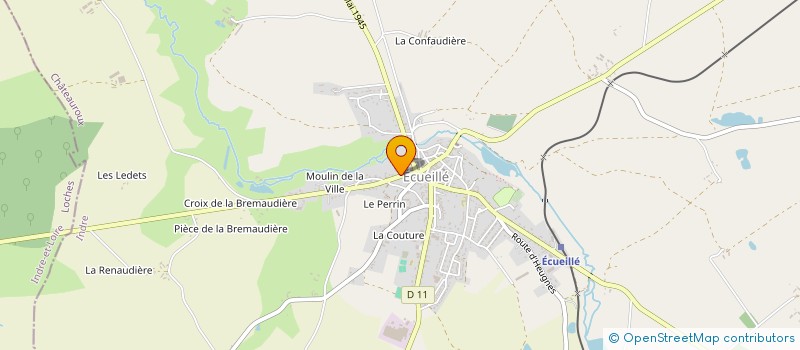 localisation de l'entreprise MADAME CAROLE PETIT à ECUEILLE