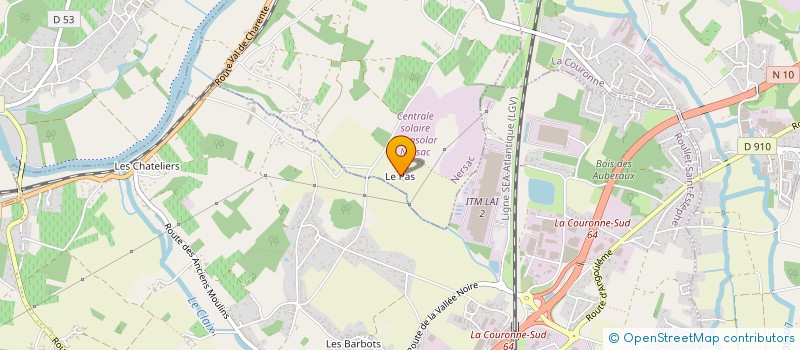 localisation de l'entreprise MADAME CAROLE PHILBERT  NERSAC