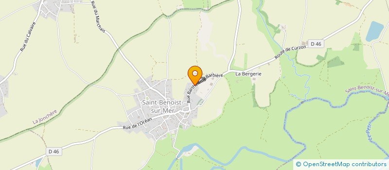 localisation de l'entreprise MADAME CAROLE PHILIPPE  SAINT-BENOIST-SUR-MER