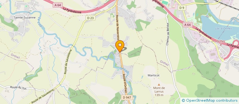 localisation de l'entreprise MADAME CAROLE PIPOZ  ORTHEZ