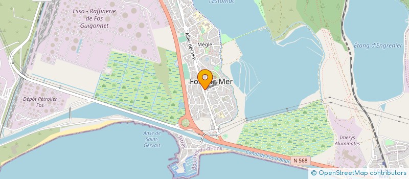 localisation de l'entreprise MADAME CAROLE PITZ  FOS-SUR-MER