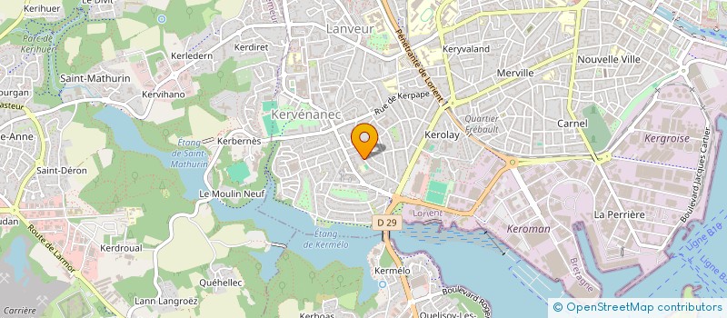 localisation de l'entreprise MADAME CAROLE POLIDORE  LORIENT