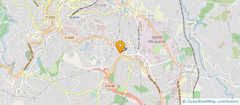 localisation de l'entreprise MADAME CAROLE PONCELET à GRASSE