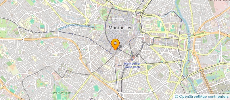 localisation de l'entreprise MADAME CAROLE PONCET à MONTPELLIER