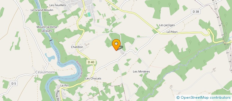 localisation de l'entreprise MADAME CAROLE PONS à BADECON-LE-PIN