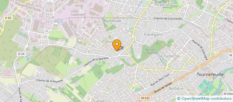 localisation de l'entreprise MADAME CAROLE POPPI  TOURNEFEUILLE